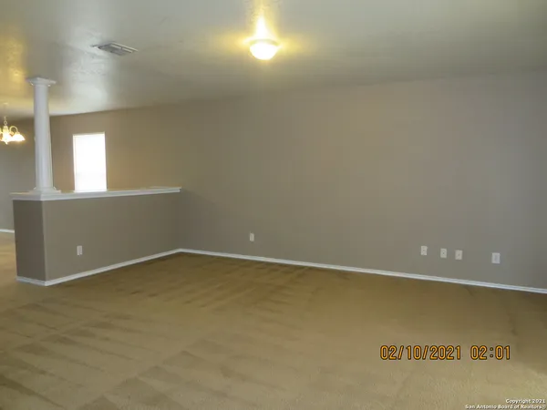 en empty room with window