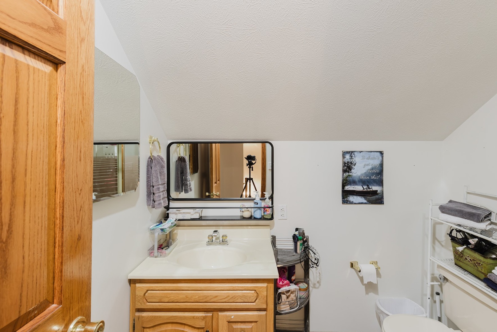 175 Oak Circle Goreville, IL 62939 - Photo 42 of 60 a bathroom with a sink and a mirror