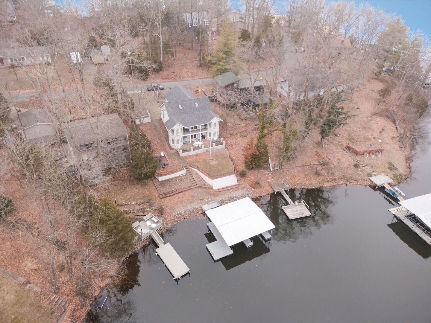 175 Oak Circle Goreville, IL 62939 - Photo 54 of 60 an aerial view of residential house with outdoor space