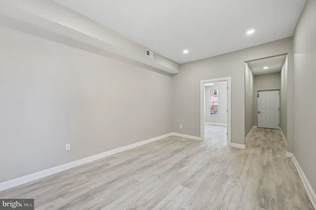 wooden floor in an empty room