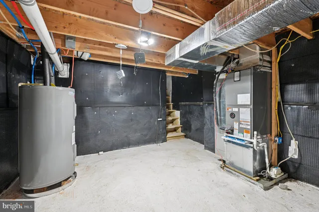 a view of a storage room