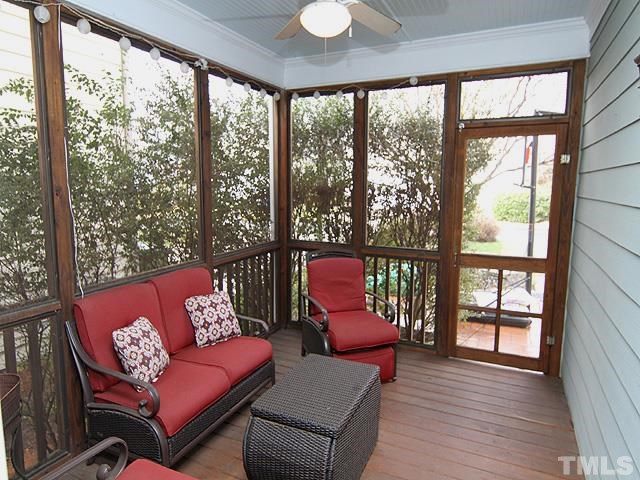 2225 Karns Place Raleigh, NC 27614 - Photo 21 of 23 this beautiful screen porch adds to the flow of this home. Open your breakfast room door, step right out and enjoy your time in the fresh air.