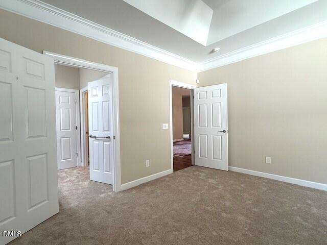 4713 Ivy Crest Court Raleigh, NC 27604 - Photo 19 of 46 an empty room with closet and a bathroom