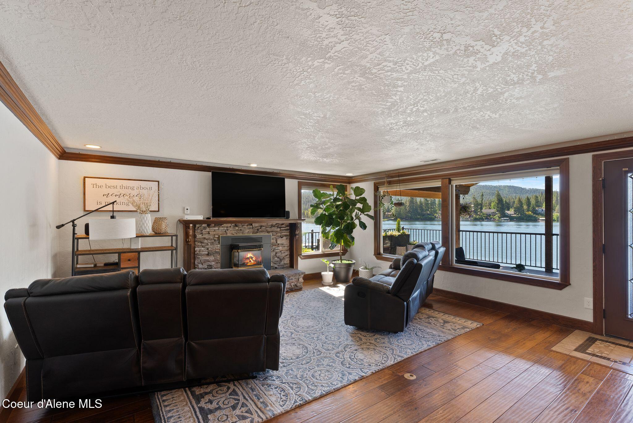1926 Rodkey Drive Post Falls, ID 83854 - Photo 19 of 66 Fireplace AND a View