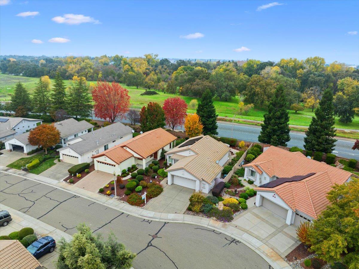 286 Lariat Loop Lincoln, CA 95648 - Photo 25 of 37 an aerial view of a house with garden space and street view