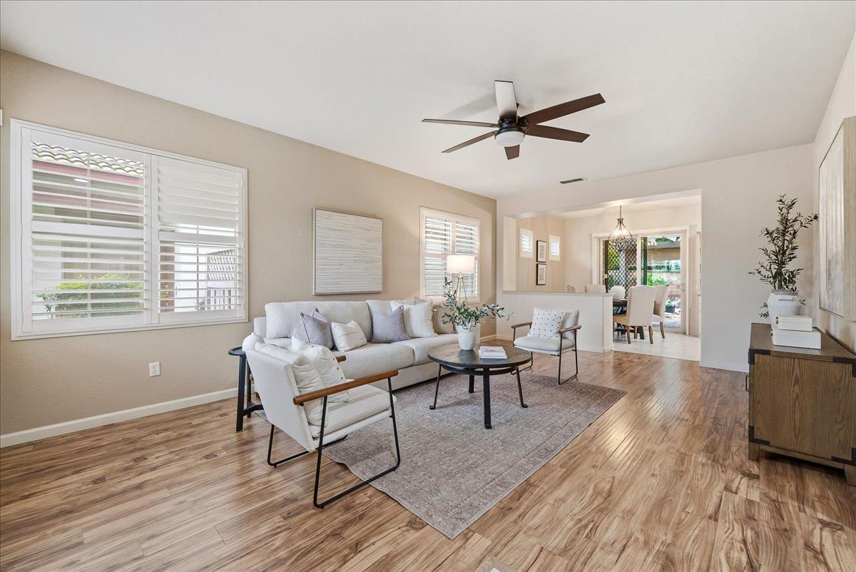 286 Lariat Loop Lincoln, CA 95648 - Photo 4 of 37 a living room with furniture and a wooden floor