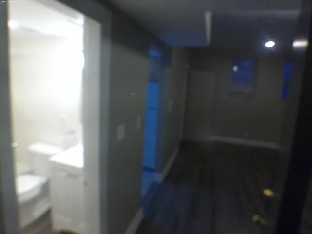 a close view of walk in closet