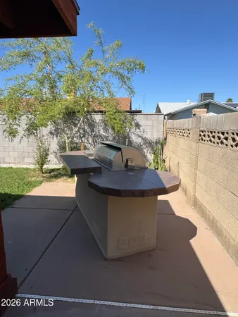a view of a fountain in the middle of the house