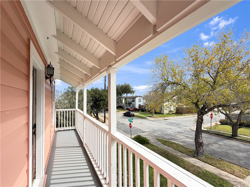 402 Southern Street Corpus Christi, TX 78404 - Photo 29 of 40 Covered Balcony off Bedroom 2