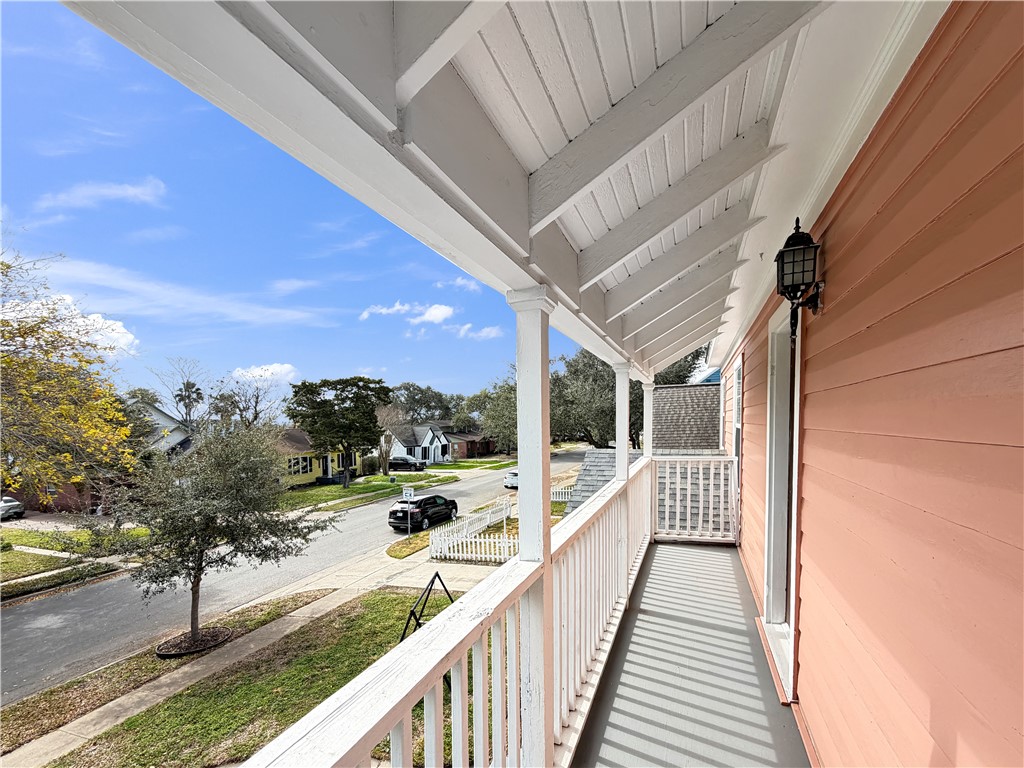 402 Southern Street Corpus Christi, TX 78404 - Photo 30 of 40 Covered Balcony off Bedroom 2