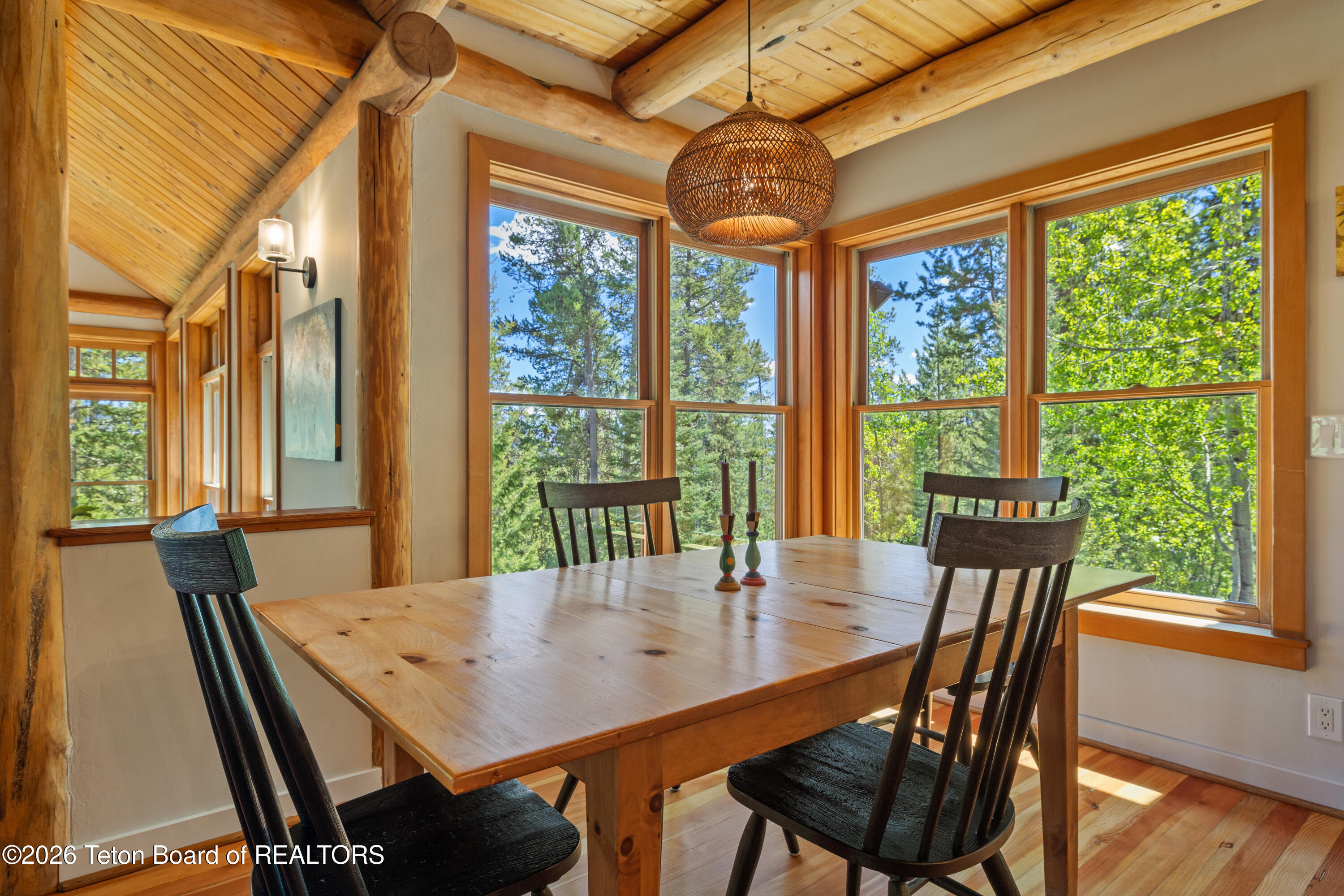 6640 Lupine Trail Wilson, WY 83014 - Photo 10 of 41 Dining Windows