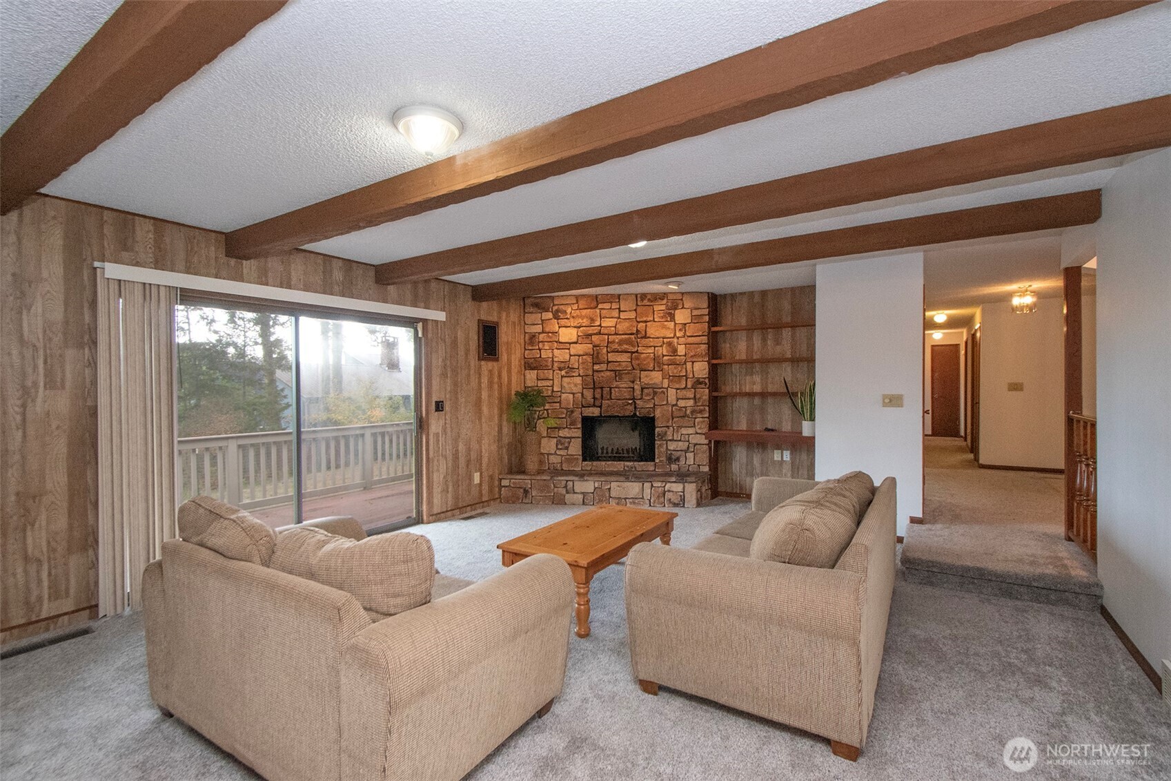 2131 West 7th Street Port Angeles, WA 98363 - Photo 13 of 40 a living room with furniture and a large window