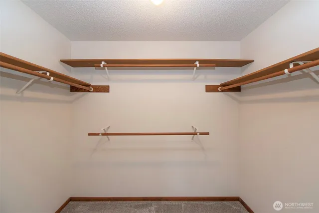 a close up view of racks on the wall