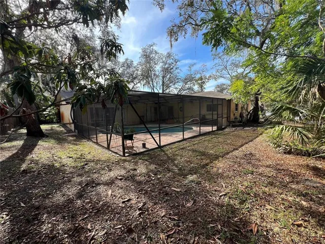 a view of outdoor space with trees