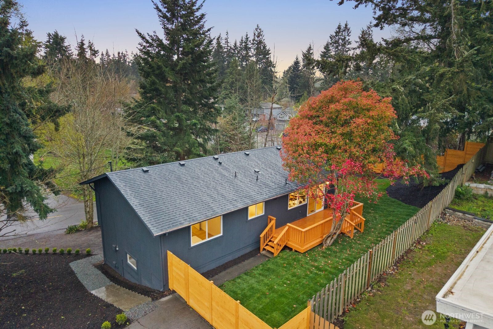 7211 182nd Street Southwest Edmonds, WA 98026 - Photo 39 of 40 an aerial view of a house having outdoor space