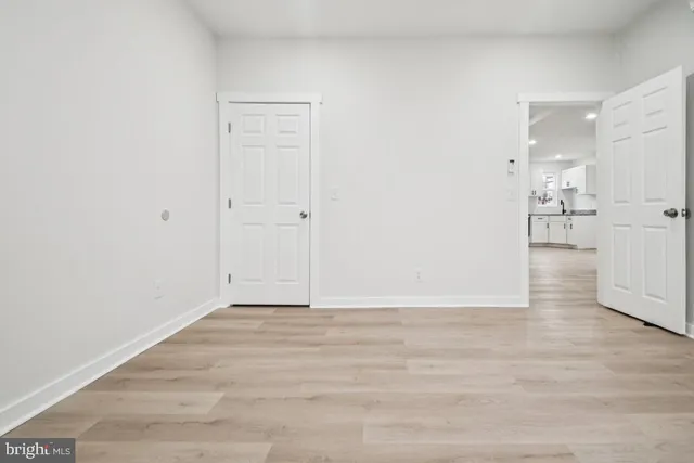 a view of an empty room