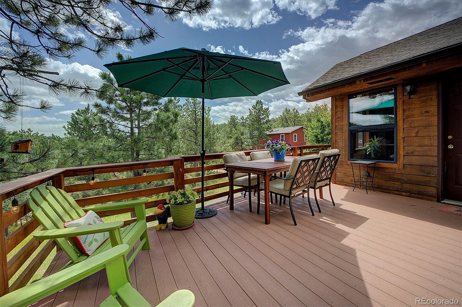 29659 Spruce Road Evergreen, CO 80439 - Photo 20 of 38 a outdoor view with a sitting space