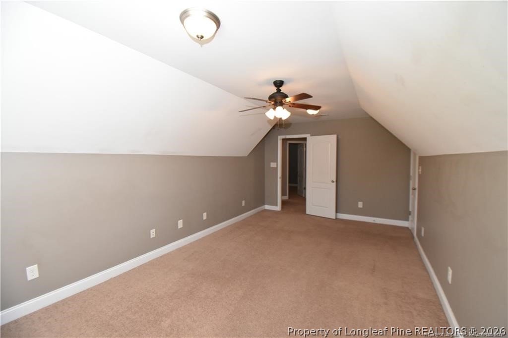 131 South Prince Henry Way Cameron, NC 28326 - Photo 20 of 26 a view of an empty room with a chandelier fan