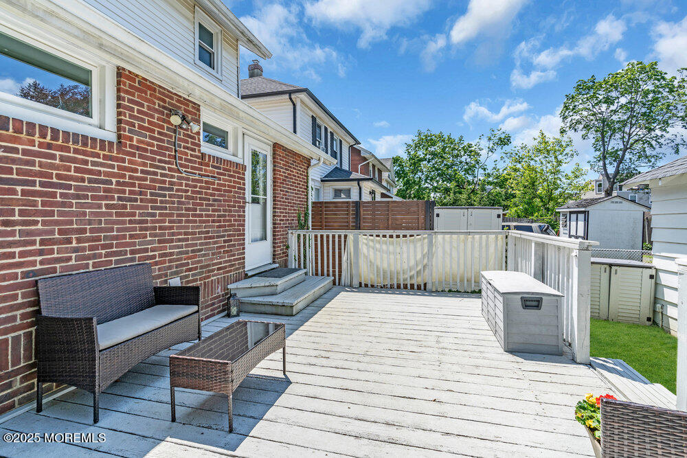 208 East Bergen Place Red Bank, NJ 07701 - Photo 19 of 25 a view of a deck with furniture