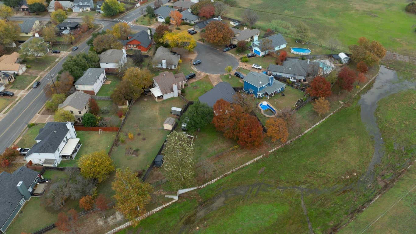2307 Silverleaf Cove Round Rock, TX 78664 - Photo 2 of 31 an aerial view of residential houses with outdoor space
