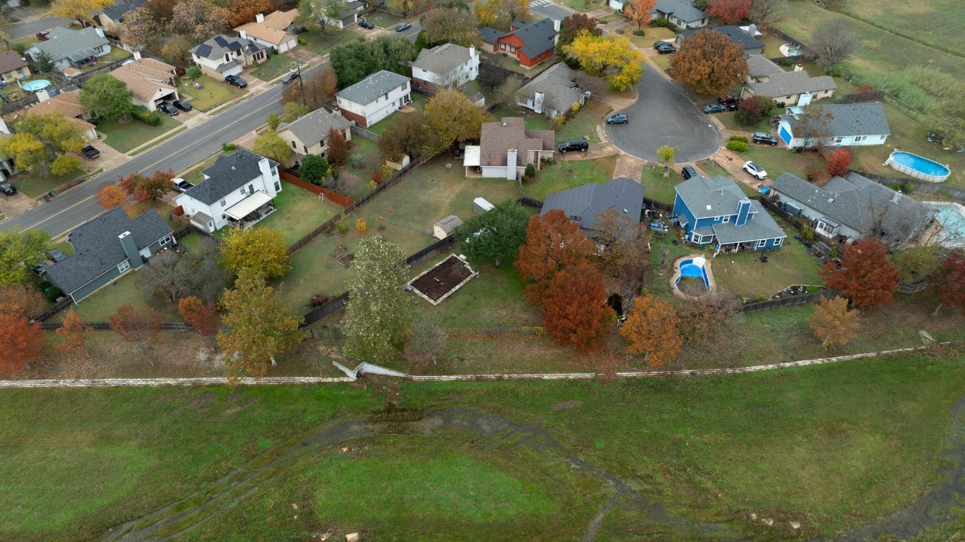 2307 Silverleaf Cove Round Rock, TX 78664 - Photo 28 of 31 an aerial view of residential houses with outdoor space and street view