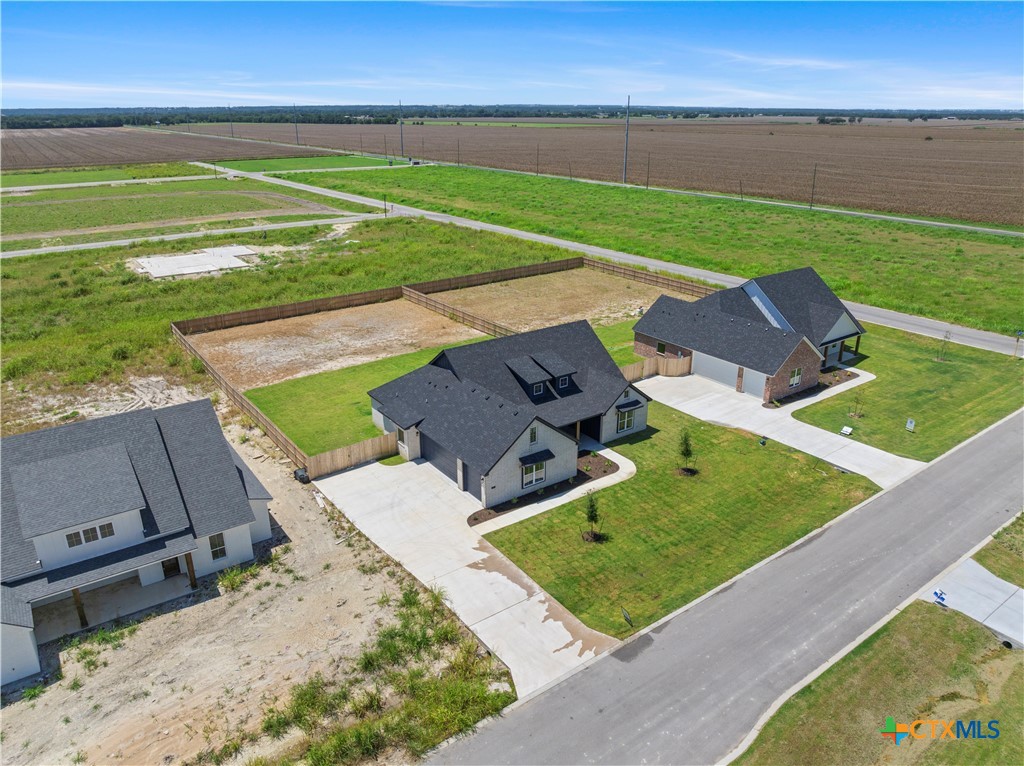 1823 Ember Drive Temple, TX 76502 - Photo 39 of 46 an aerial view of a house with garden space and ocean view