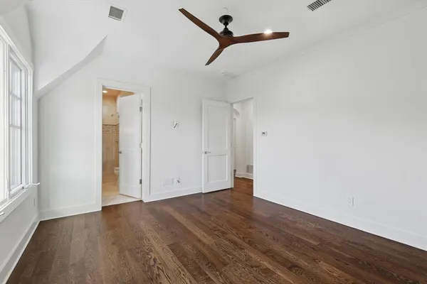 wooden floor in an empty room