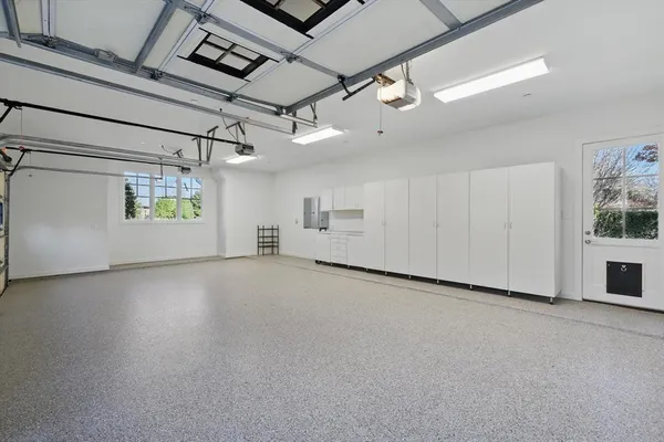 a view of a room with an empty space