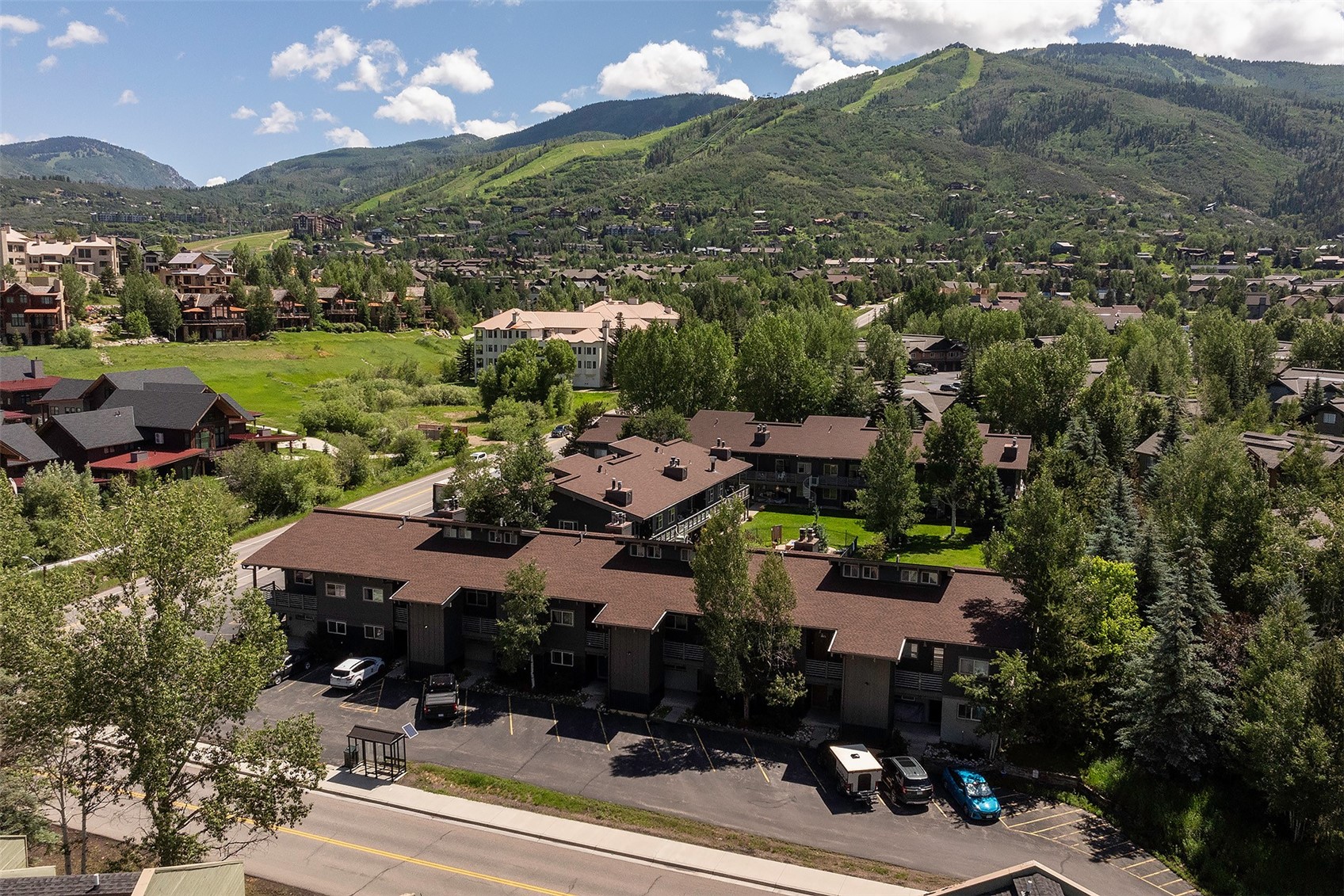 1355 Walton Creek Road, Unit 21 Steamboat Springs, CO 80487 - Photo 27 of 27 an aerial view of multiple house