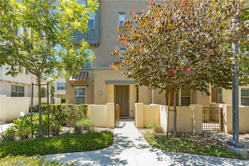 148 Acamar Irvine, CA 92618 - Photo 18 of 23 a front view of a house with garden