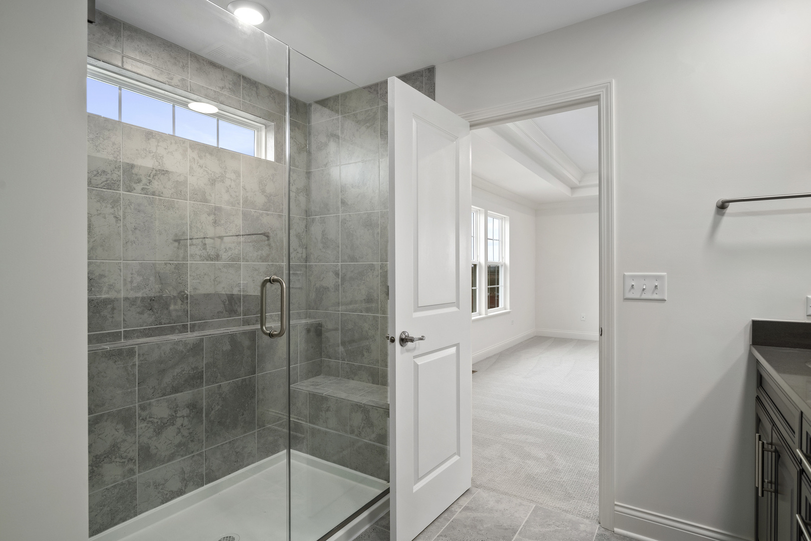 3657 Edelweiss Road Elgin, IL 60124 - Photo 12 of 24 a bathroom with a shower and a sink
