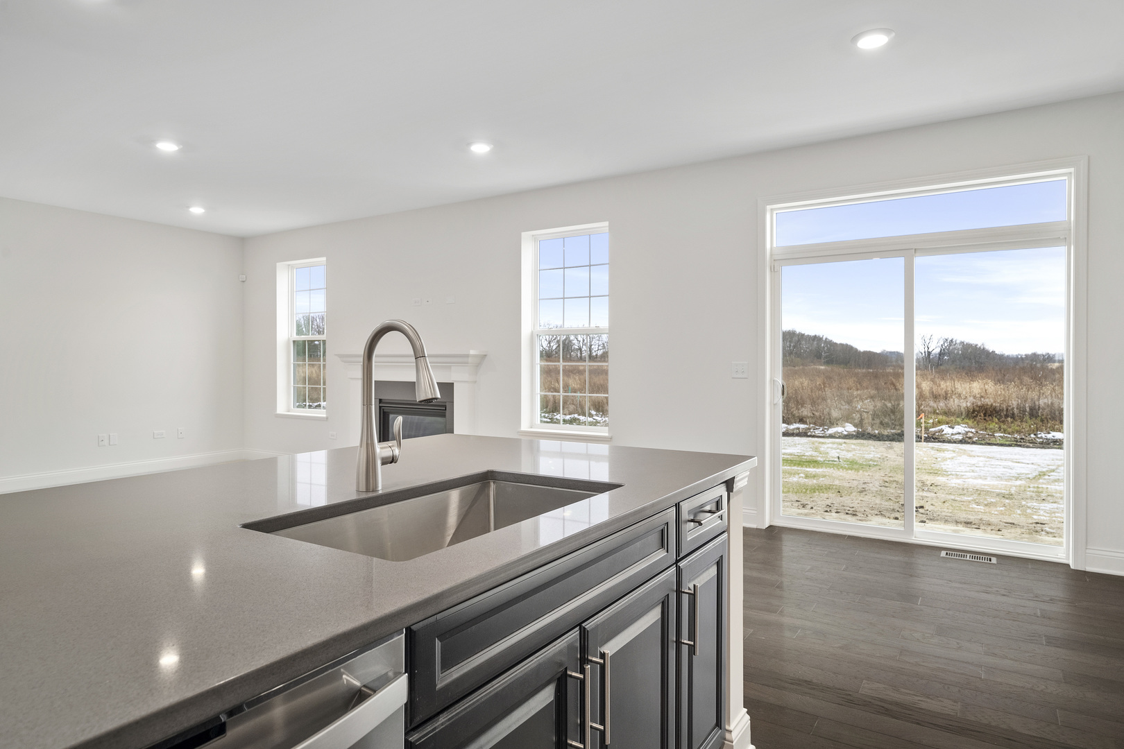 3657 Edelweiss Road Elgin, IL 60124 - Photo 6 of 24 a kitchen with a sink and large window