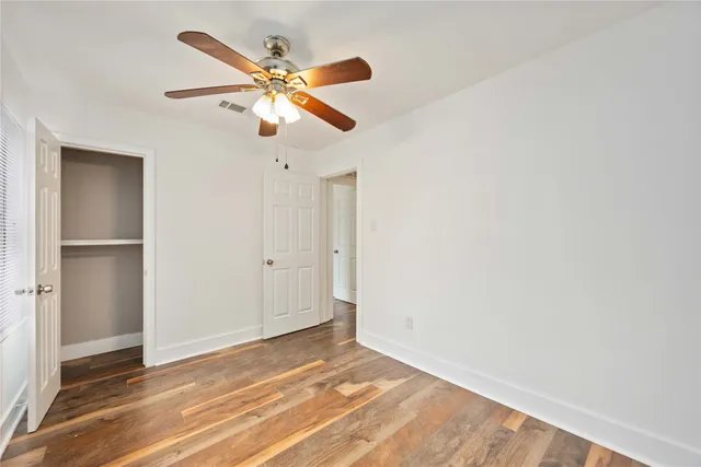 a view of an empty room