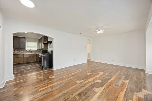 a view of a kitchen with a sink and dishwasher