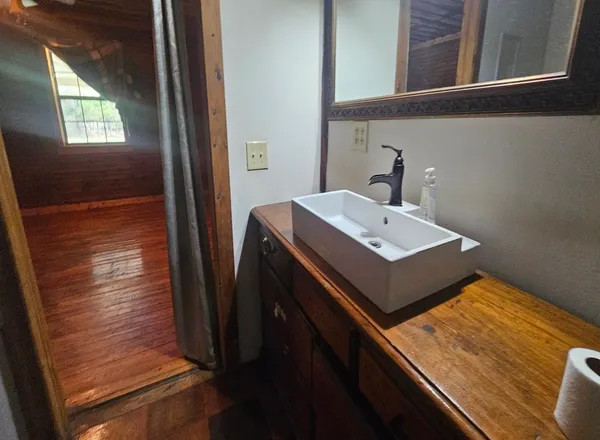 a view of a house with a door