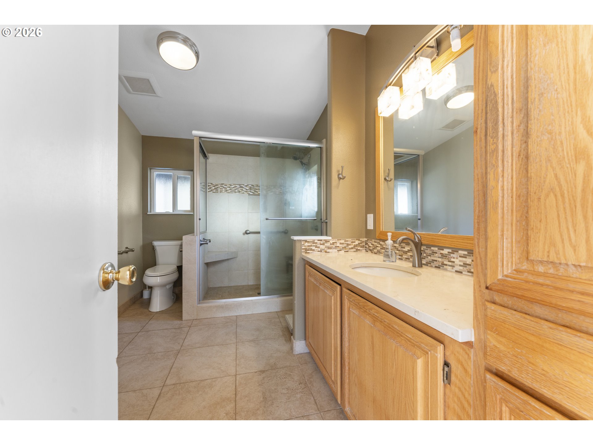 24130 South Hayden Road Estacada, OR 97023 - Photo 11 of 28 a bathroom with a sink vanity and a mirror