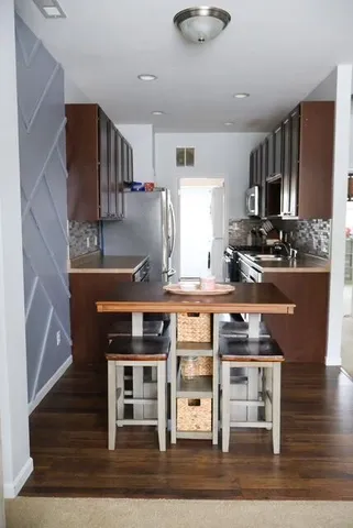 a room with storage and utility