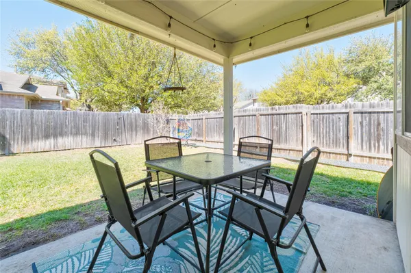 a view of a outdoor seating area