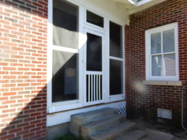 a view of a house with a door