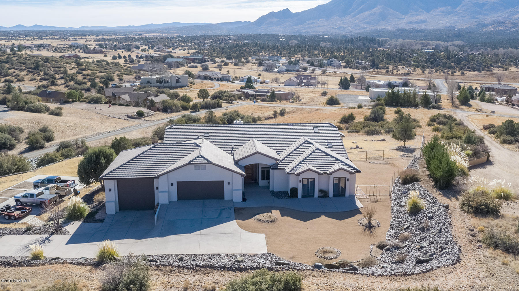 4800 West Mint Creek Road Prescott, AZ 86305 - Photo 53 of 62 an aerial view of a house
