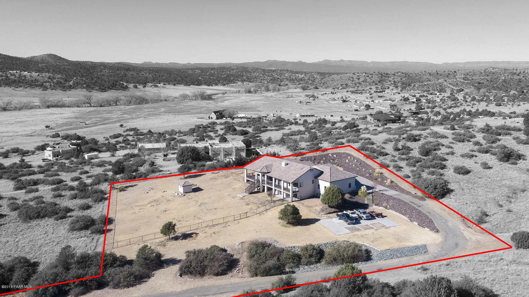 4800 West Mint Creek Road Prescott, AZ 86305 - Photo 57 of 62 100 Aerial