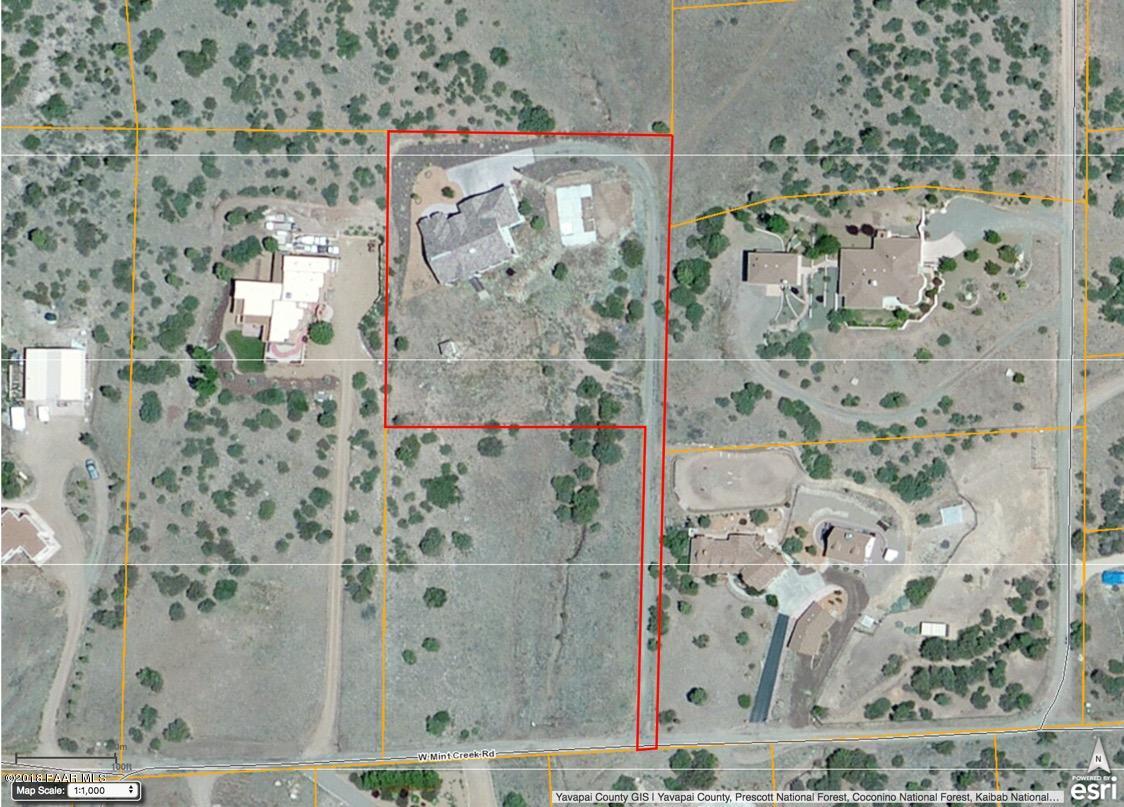4800 West Mint Creek Road Prescott, AZ 86305 - Photo 59 of 62 102 GIS Map