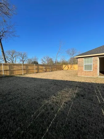 a view of an ocean from a yard