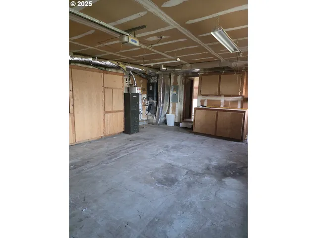 a view of a storage room