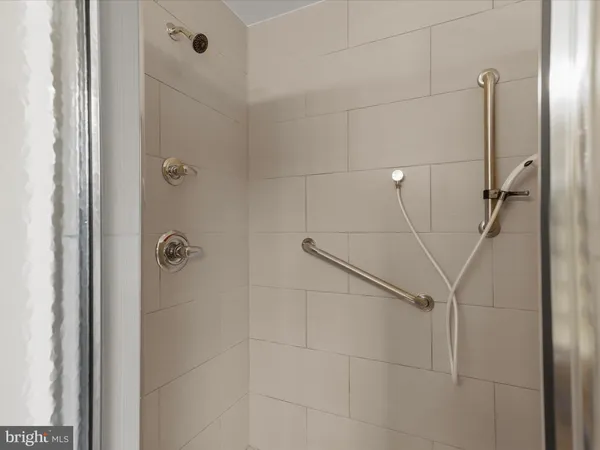 a view of balcony with furniture