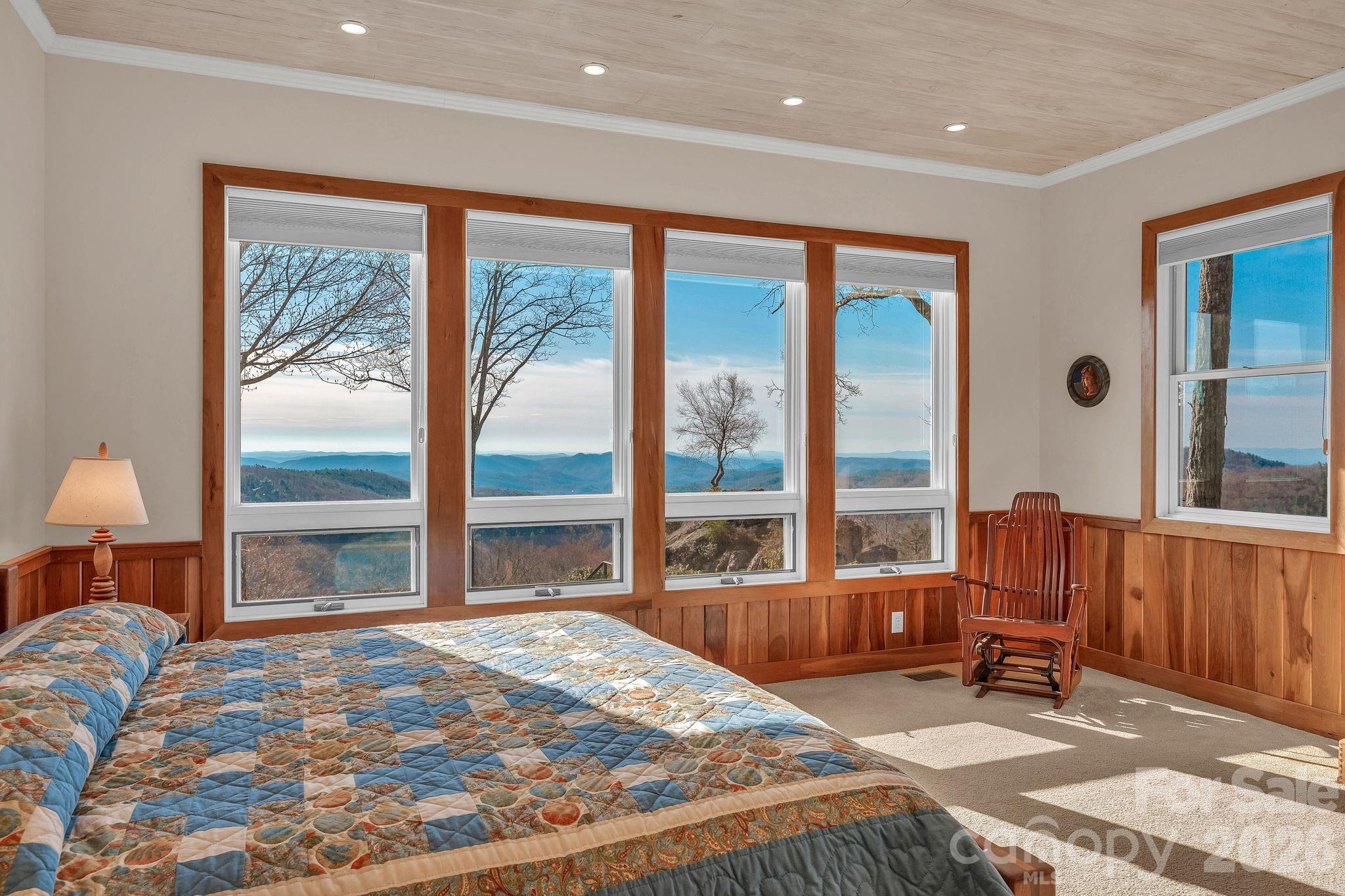 933 Thunder Ridge Lane, Unit 4 & 2 Lenoir, NC 28645 - Photo 6 of 45 a bedroom with a bed and a large window