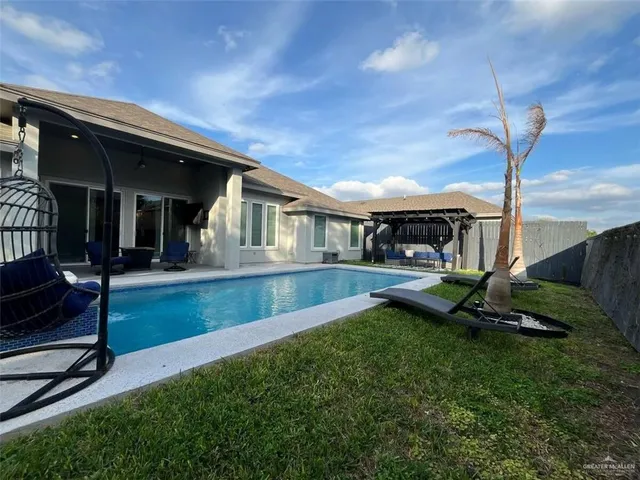 a view of a terrace with a couch