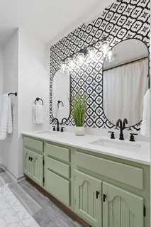a view of a balcony with wooden floor and stairs
