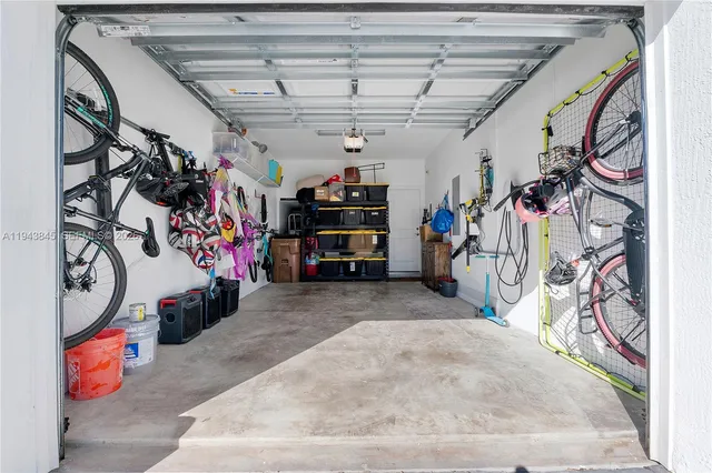 a view of garage