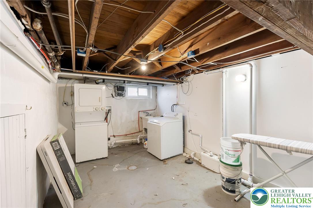 1150 North 19th Street, Unit 1 Allentown, PA 18104 - Photo 25 of 32 a view of a storage & utility room with dryer and washer